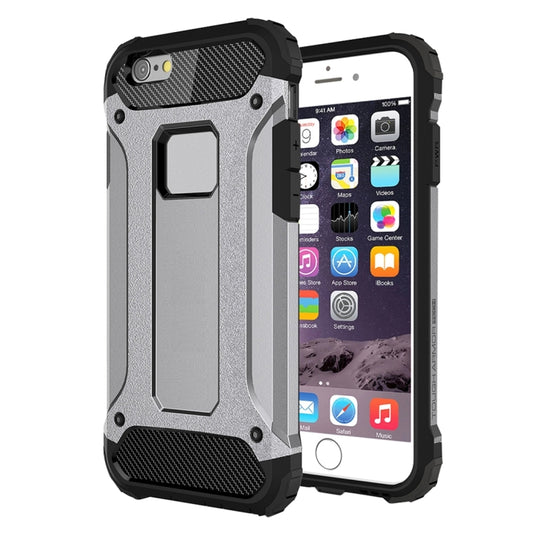 For iPhone 6 Plus & 6s Plus Tough Armor TPU + PC Combination Case(Grey) - More iPhone Cases by buy2fix | Online Shopping UK | buy2fix