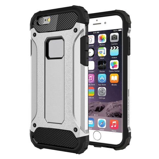 For iPhone 6 Plus & 6s Plus Tough Armor TPU + PC Combination Case(Silver) - More iPhone Cases by buy2fix | Online Shopping UK | buy2fix