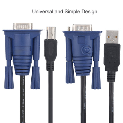 USB VGA SVGA (HDB) KVM Male Keyboard Laptop PC Monitor Cable for USB KVM Switch (For S-KVM-0104USB), Length: 1.5m - Others by buy2fix | Online Shopping UK | buy2fix
