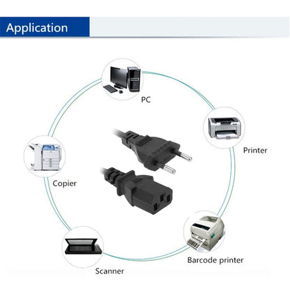 EU Power Cord, Cable Length: 1.2m - Power Cord by buy2fix | Online Shopping UK | buy2fix