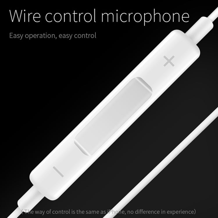 3.5mm Jack Stereo Music Earphone(White) - In Ear Wired Earphone by buy2fix | Online Shopping UK | buy2fix