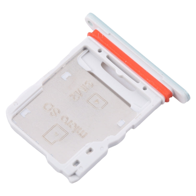 For Samsung Galaxy M55 SM-M556B Original SIM Card Tray + SIM Card Tray / Micro SD Card Tray (Green) - Galaxy M Series Parts by buy2fix | Online Shopping UK | buy2fix