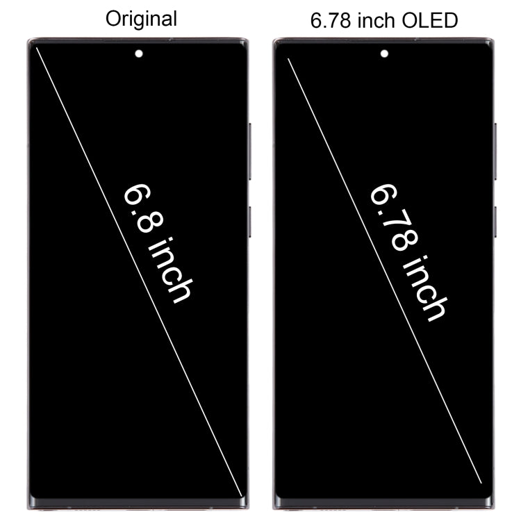 For Samsung Galaxy S22 Ultra 5G SM-S908U US Edition 6.78 inch OLED LCD Screen Digitizer Full Assembly with Frame (Green) - Galaxy S Series Parts by buy2fix | Online Shopping UK | buy2fix