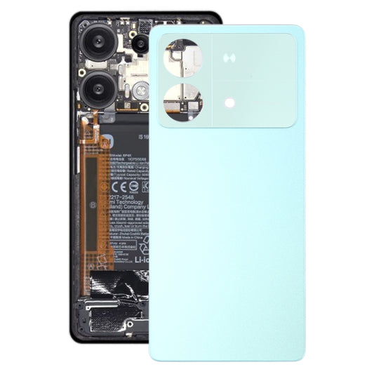 For Xiaomi Redmi Note 13R Pro Original Battery Back Cover(Green) - Back Cover by buy2fix | Online Shopping UK | buy2fix