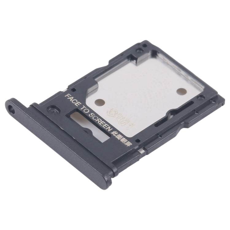 For Xiaomi Redmi 13 4G Original SIM Card Tray + SIM / Micro SD Card Tray (Black) - Card Tray by buy2fix | Online Shopping UK | buy2fix