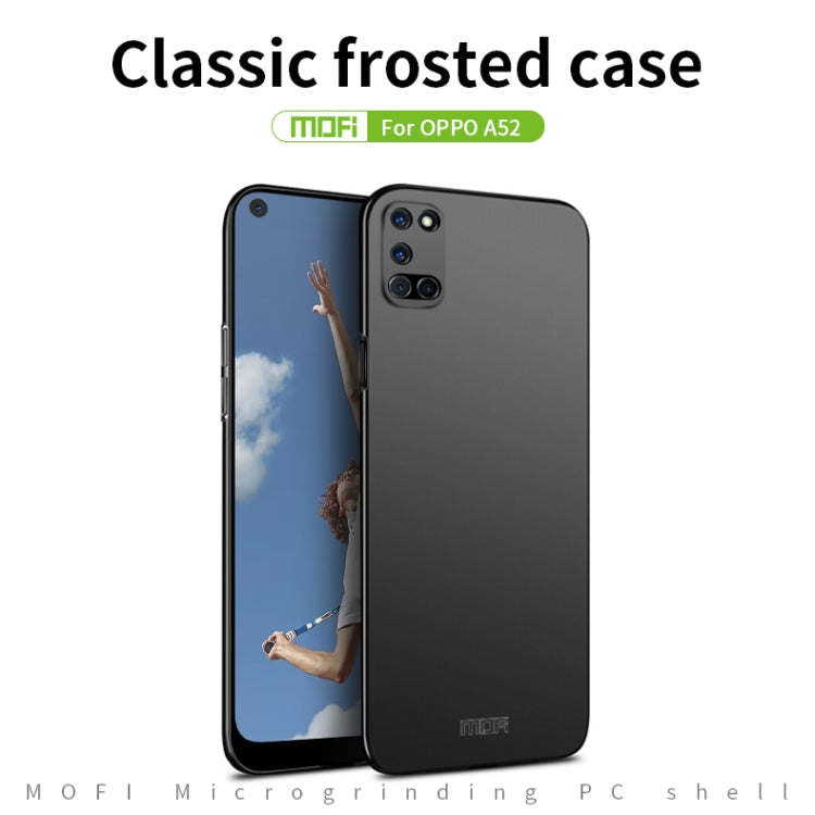 For OPPO A52 MOFI Frosted PC Ultra-thin Hard Case(Gold) - OPPO Cases by MOFI | Online Shopping UK | buy2fix