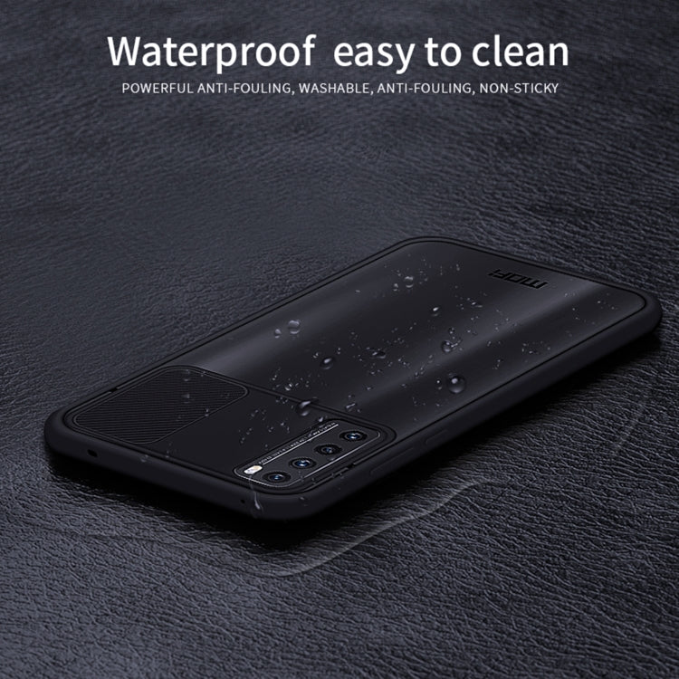 For Huawei nova 7 MOFI Xing Dun Series PC + TPU Anti-peep Waterproof And Anti-drop All-inclusive Protective Shell, Translucent Frosted(Black) - Huawei Cases by MOFI | Online Shopping UK | buy2fix