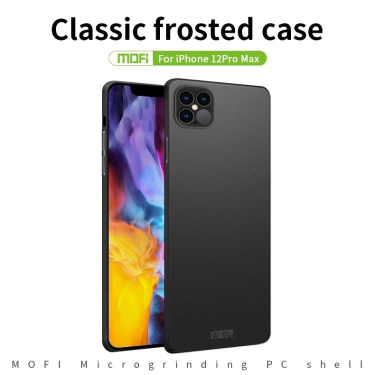 For iPhone 12 Pro Max MOFI Frosted PC Ultra-thin Hard Case(Rose gold) - iPhone 12 Pro Max Cases by MOFI | Online Shopping UK | buy2fix