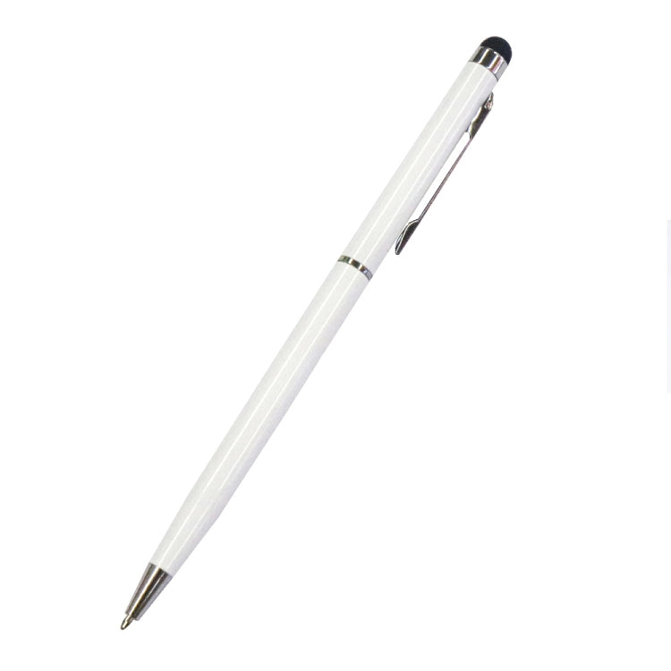 AT-18 3 in 1 Rotary Mobile Phone Touch Screen Handwriting Pen is Suitable for Apple / Huawei / Samsung(White) - Stylus Pen by buy2fix | Online Shopping UK | buy2fix