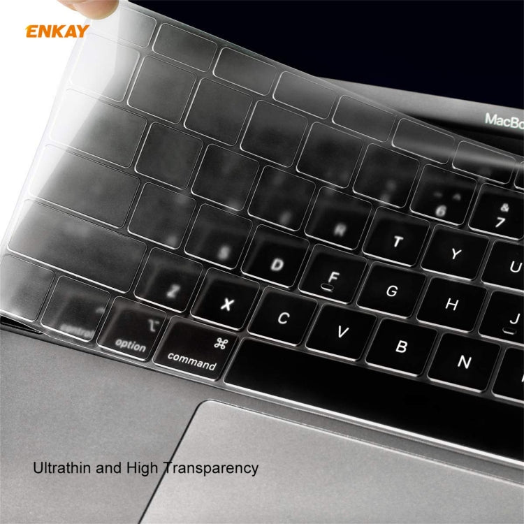 ENKAY 3 in 1 Matte Laptop Protective Case + EU Version TPU Keyboard Film + Anti-dust Plugs Set for MacBook Pro 15.4 inch A1707 & A1990 (with Touch Bar)(Pink) - MacBook Pro Cases by ENKAY | Online Shopping UK | buy2fix