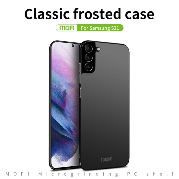 For Samsung Galaxy S21 5G MOFI Frosted PC Ultra-thin Hard Case(Black) - Galaxy S21 5G Cases by MOFI | Online Shopping UK | buy2fix