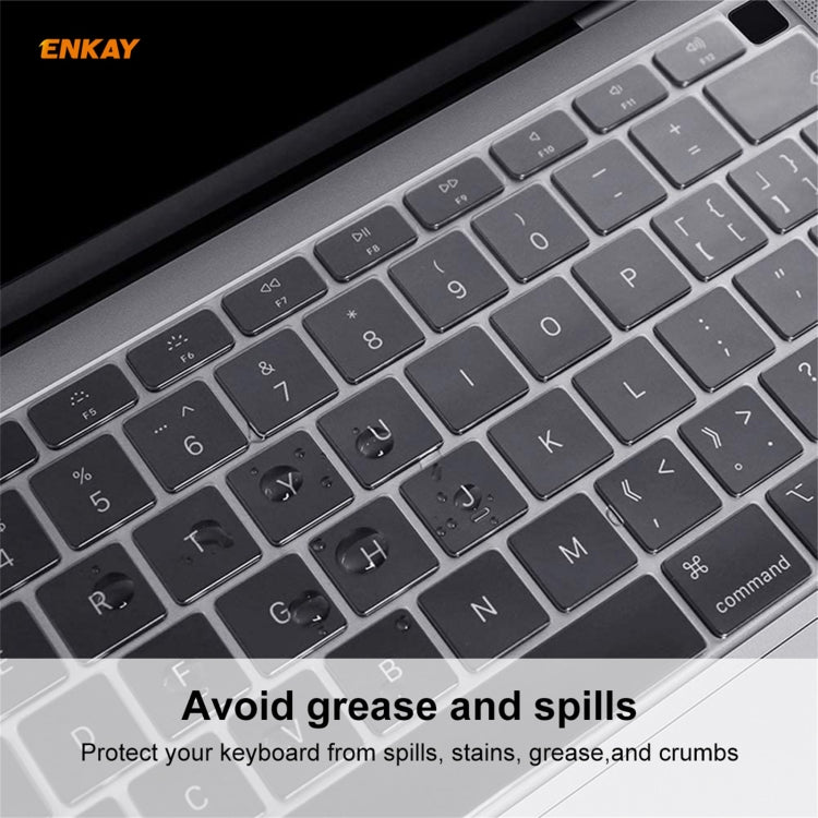 ENKAY Soft TPU Keyboard Protector Film for MacBook Air 13.3 inch A2179 (2020) / A2337 (2020), Version:US Version - Keyboard Protector by ENKAY | Online Shopping UK | buy2fix