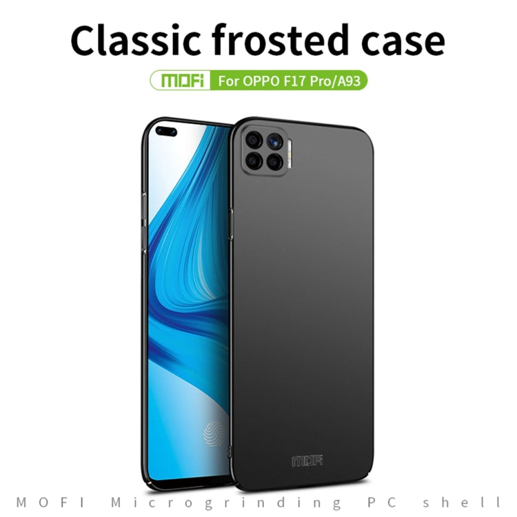 For OPPO F17 Pro / A93 MOFI Frosted PC Ultra-thin Hard Case(Rose Gold) - OPPO Cases by MOFI | Online Shopping UK | buy2fix