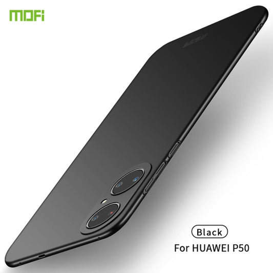 For Huawei P50 MOFI Frosted PC Ultra-thin Hard Case(Black) - Huawei Cases by MOFI | Online Shopping UK | buy2fix