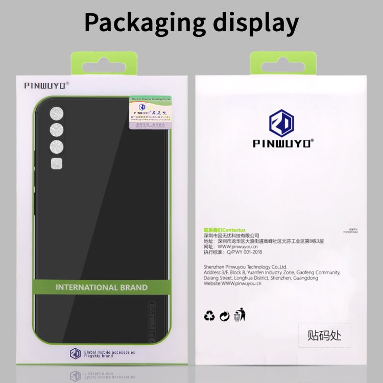 For Huawei Mate 40 Pro+ PINWUYO Sense Series Liquid Silicone TPU Mobile Phone Case(Green) - Huawei Cases by PINWUYO | Online Shopping UK | buy2fix