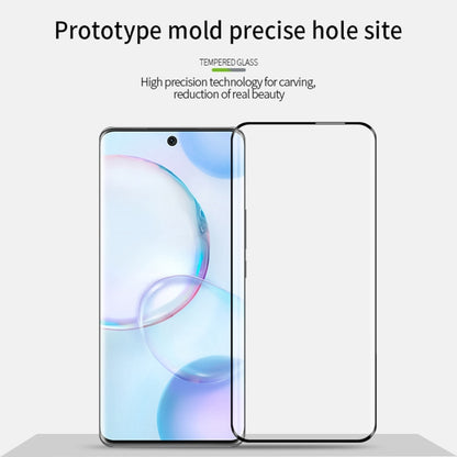 For Honor 50 PINWUYO 9H 3D Hot Bending Tempered Glass Film(Black) - Honor Tempered Glass by PINWUYO | Online Shopping UK | buy2fix