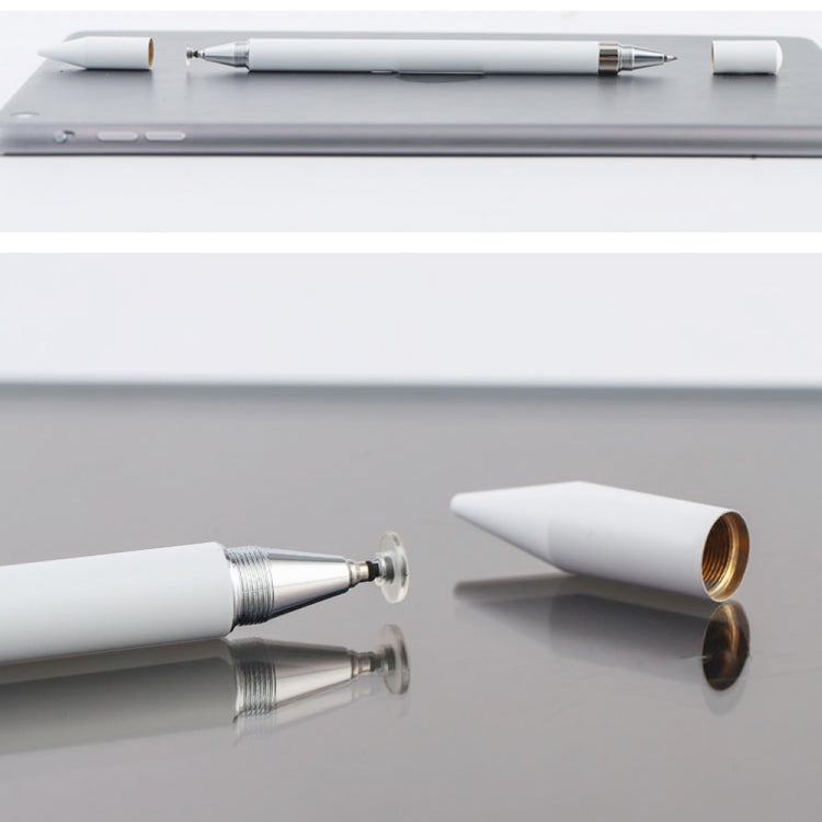 AT-25 2 in High-precision Mobile Phone Touch Capacitive Pen Writing Pen(White) - Stylus Pen by buy2fix | Online Shopping UK | buy2fix