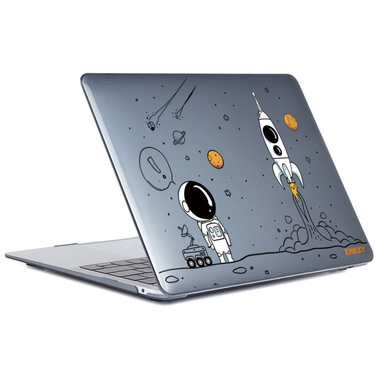 ENKAY Spaceman Pattern Laotop Protective Crystal Case for MacBook Pro 15.4 inch A1707 / A1990(Spaceman No.1) - MacBook Pro Cases by ENKAY | Online Shopping UK | buy2fix