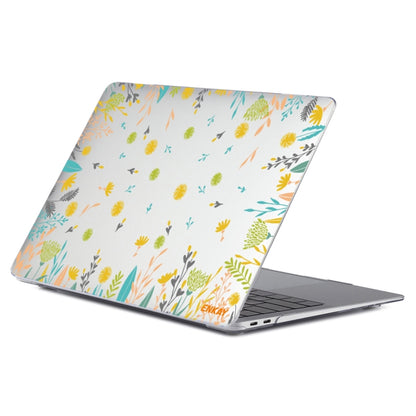 ENKAY Flower Series Pattern Laotop Protective Crystal Case For MacBook Pro 13.3 inch A1706 / A1708 / A1989 / A2159(Dandelion) - MacBook Pro Cases by ENKAY | Online Shopping UK | buy2fix