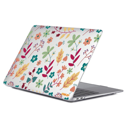 ENKAY Flower Series Pattern Laotop Protective Crystal Case For MacBook Pro 16.2 inch A2485 2021/A2880 2023(Spring) - MacBook Pro Cases by ENKAY | Online Shopping UK | buy2fix