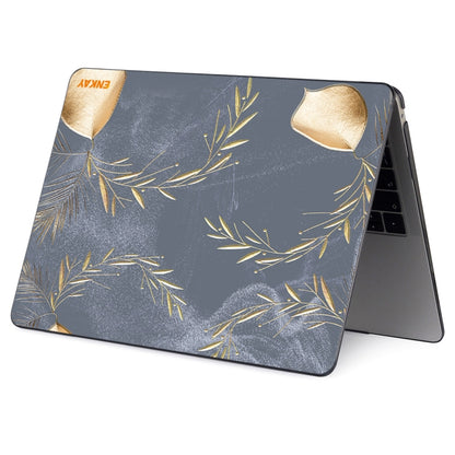 ENKAY Vintage Pattern Series Laotop Protective Crystal Case For MacBook Pro 15.4 inch A1707 / A1990(Wild Oats) - MacBook Pro Cases by ENKAY | Online Shopping UK | buy2fix