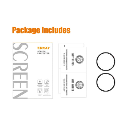2 PCS ENKAY 3D Full Coverage Soft PC Edge + PMMA HD Screen Protector Film For Garmin Fenix 7 - Screen Protector by ENKAY | Online Shopping UK | buy2fix