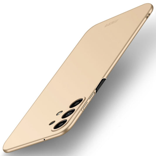 For Samsung Galaxy A13 4G MOFI Frosted PC Ultra-thin Hard Case(Gold) - Galaxy Phone Cases by MOFI | Online Shopping UK | buy2fix