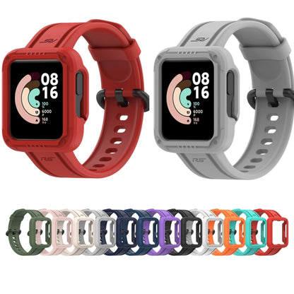 For Xiaomi Redmi Watch 2 Lite Silicone Solid Color Watch Band(Red) - Watch Bands by buy2fix | Online Shopping UK | buy2fix