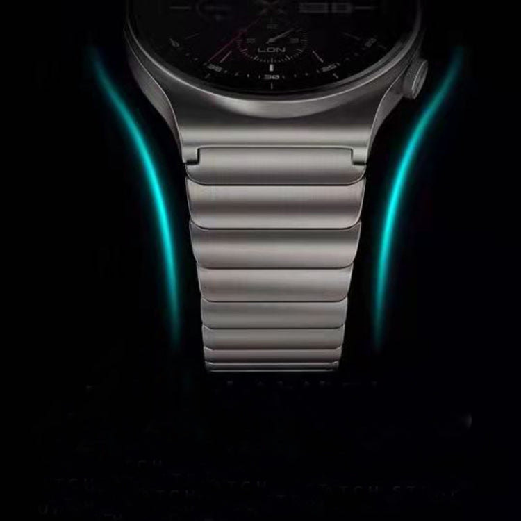 For Huawei GT 3 Pro 46mm One Bead Original Buckle Metal Watch Band(Gray) - Watch Bands by buy2fix | Online Shopping UK | buy2fix