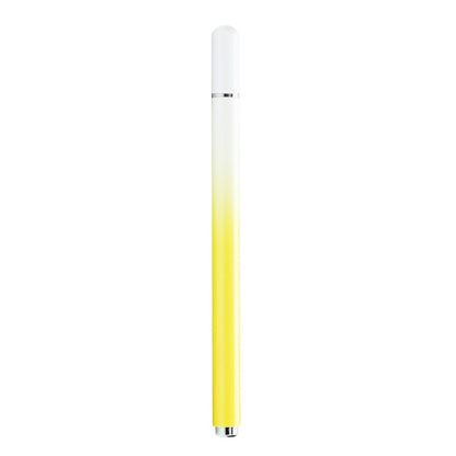 AT-28 Macarone Color Passive Capacitive Pen Mobile Phone Touch Screen Stylus with 2 Pen Head(Yellow) - Stylus Pen by buy2fix | Online Shopping UK | buy2fix