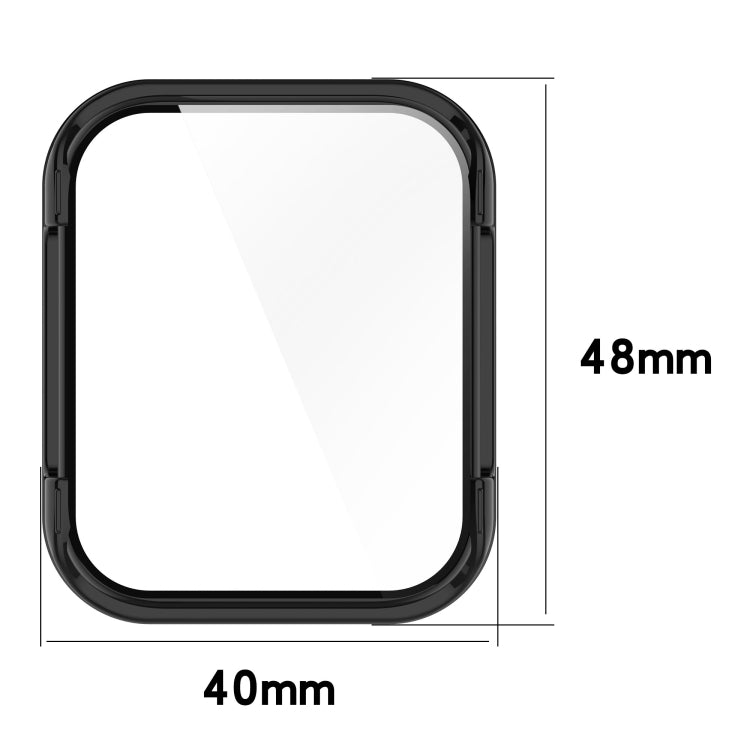 For Realme Watch 3 Pro PC+ Toughened Film Integrated Protective Case(Transparent) - Watch Case by buy2fix | Online Shopping UK | buy2fix