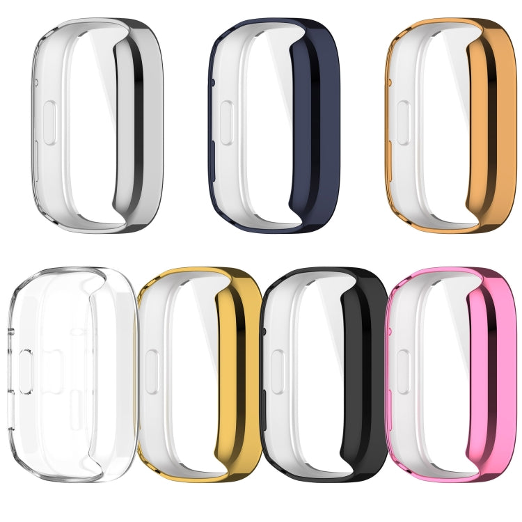 For Redmi Watch 3 Lite TPU Fully Enclosed Watch Protective Case(Pink) - Watch Cases by buy2fix | Online Shopping UK | buy2fix