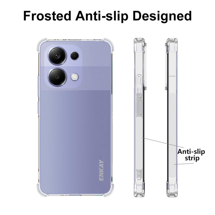 For Redmi Note 13 4G ENKAY Hat-Prince Transparent TPU Shockproof Phone Case - Note 13 Cases by ENKAY | Online Shopping UK | buy2fix