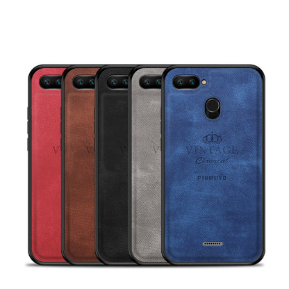 PINWUYO Shockproof Waterproof Full Coverage PC + TPU + Skin Protective Case for Xiaomi Redmi 6(Brown) - Xiaomi Cases by PINWUYO | Online Shopping UK | buy2fix