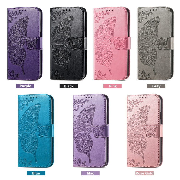For vivo X100 Butterfly Love Flower Embossed Leather Phone Case(Rose Gold) - X100 Cases by imak | Online Shopping UK | buy2fix