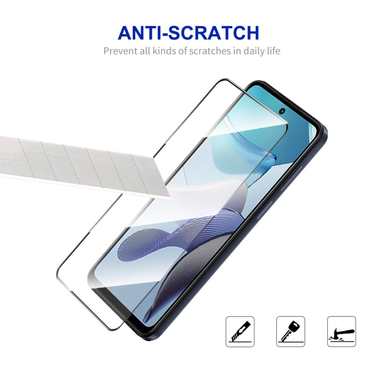 For Motorola Moto G13 / G23 / G53 10pcs ENKAY Full Glue High Aluminum-silicon Tempered Glass Film - Motorola Tempered Glass by ENKAY | Online Shopping UK | buy2fix