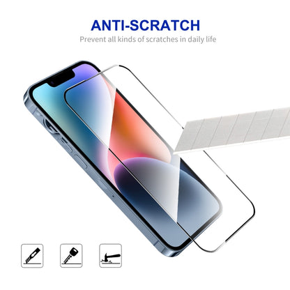 For iPhone 15 Plus 5pcs ENKAY Full Glue High Aluminum-silicon Tempered Glass Film - iPhone 15 Plus Tempered Glass by ENKAY | Online Shopping UK | buy2fix