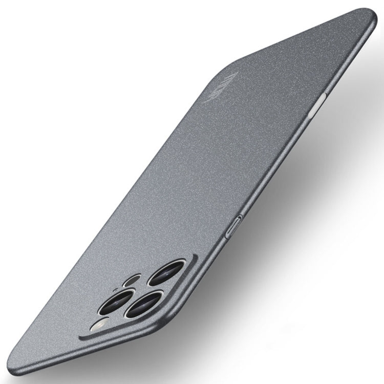 For iPhone 16 Pro MOFI Fandun Series Frosted PC Ultra-thin All-inclusive Phone Case(Gray) - iPhone 16 Pro Cases by MOFI | Online Shopping UK | buy2fix