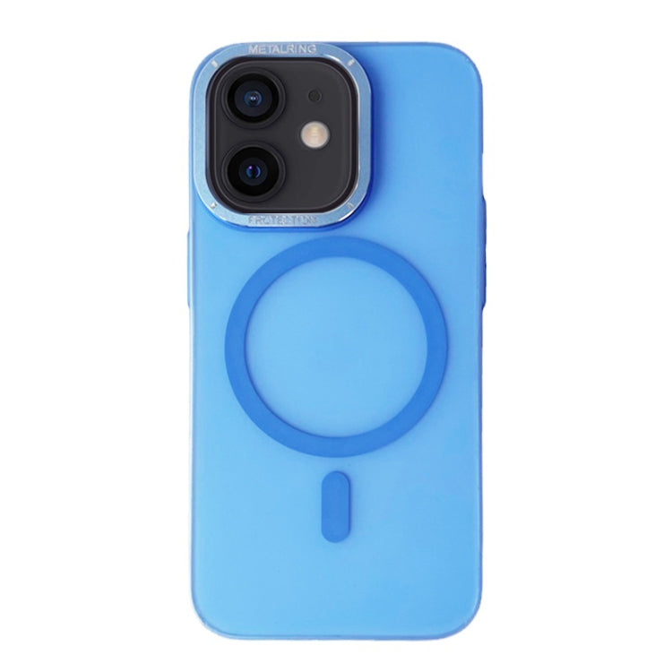 For iPhone 11 Pro Max Frosted PC MagSafe TPU Phone Case(Blue) - iPhone 11 Pro Max Cases by buy2fix | Online Shopping UK | buy2fix