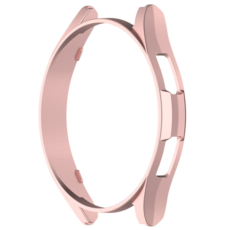 For Samsung Galaxy Watch 6 Classic 47mm Half Coverage Hollow PC Watch Protective Case(Rose Gold) - Watch Cases by buy2fix | Online Shopping UK | buy2fix
