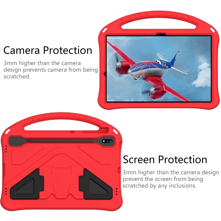 For Samsung Galaxy Tab S10+ 12.4 EVA Shockproof Tablet Case with Holder(Red) - Tab S10+ Cases by buy2fix | Online Shopping UK | buy2fix