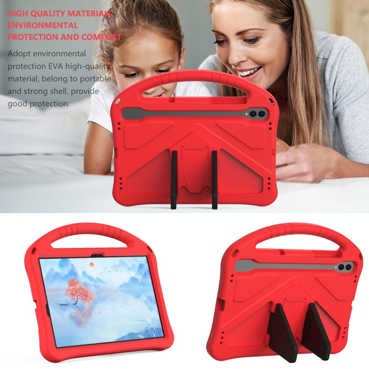 For Samsung Galaxy Tab S10 EVA Shockproof Tablet Case with Holder(Red) - Tab S10 Cases by buy2fix | Online Shopping UK | buy2fix