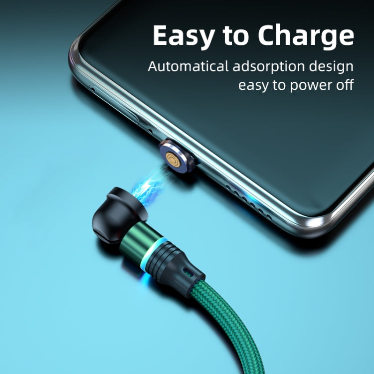 ENKAY 3 in 1 3A USB to Type-C / 8 Pin / Micro USB Magnetic 540 Degrees Rotating Fast Charging Cable, Length:1m(Red) - Charging Cable & Head by ENKAY | Online Shopping UK | buy2fix