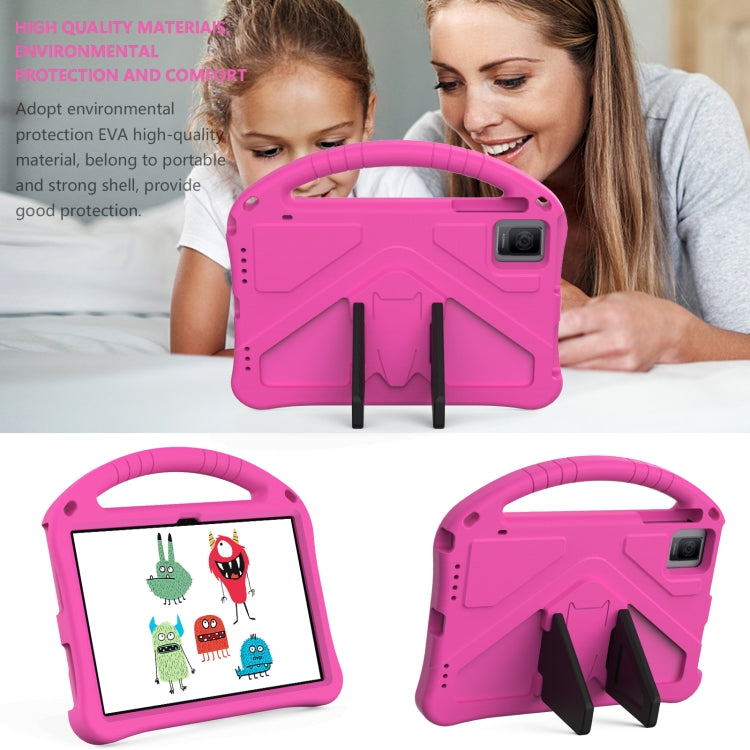 For Blackview Tab 11 WiFi 2023 / SE / 2021 EVA Shockproof Tablet Case with Holder(Rose Red) - Others by buy2fix | Online Shopping UK | buy2fix