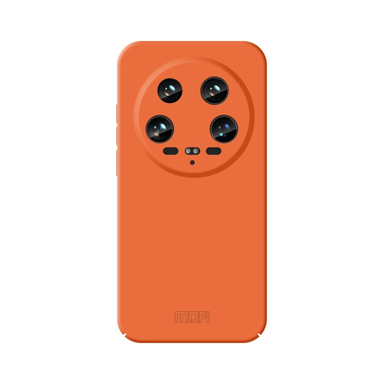 For Xiaomi 14 Ultra MOFI Qin Series Skin Feel All-inclusive PC Phone Case(Orange) - 14 Ultra Cases by MOFI | Online Shopping UK | buy2fix