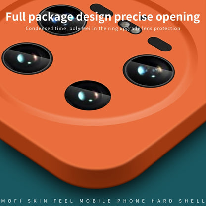 For Xiaomi 14 Ultra MOFI Qin Series Skin Feel All-inclusive PC Phone Case(Orange) - 14 Ultra Cases by MOFI | Online Shopping UK | buy2fix