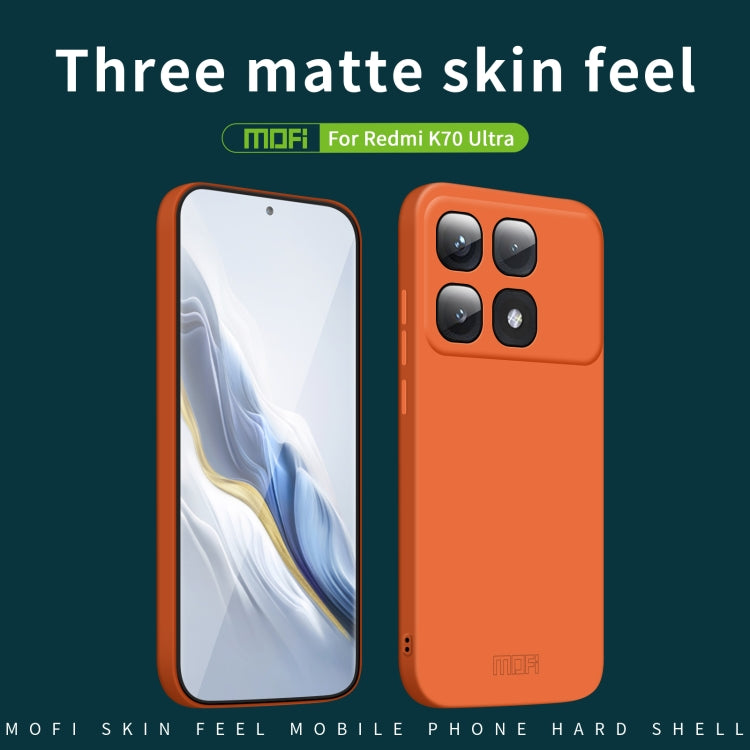 For Xiaomi Redmi K70 Ultra MOFI Qin Series Skin Feel All-inclusive PC Phone Case(Blue) - Xiaomi Cases by MOFI | Online Shopping UK | buy2fix