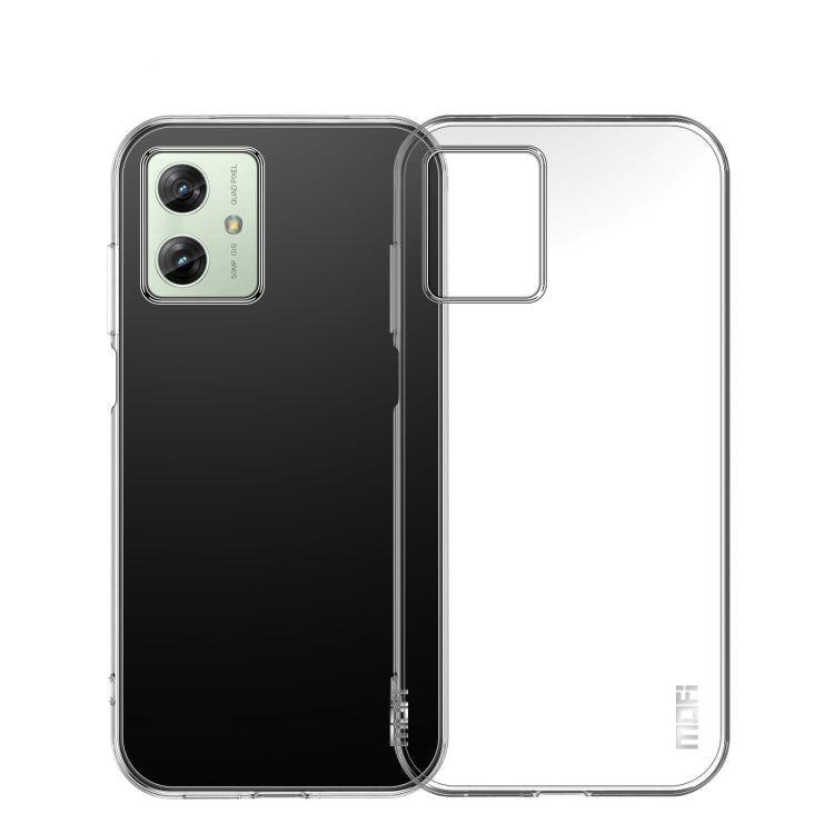 For Motorola Moto G54 MOFI Ming Series Ultra-thin TPU Phone Case(Transparent) - Motorola Cases by MOFI | Online Shopping UK | buy2fix