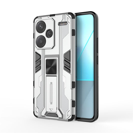 For Redmi Note 13 Pro 5G Supersonic Armor PC Hybrid TPU Phone Case(Silver) - Note 13 Pro Cases by buy2fix | Online Shopping UK | buy2fix
