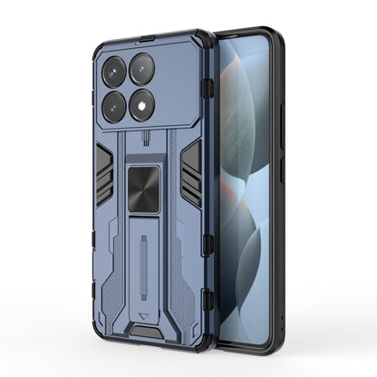 For Redmi K70 Pro Supersonic Armor PC Hybrid TPU Phone Case(Blue) - K70 Pro Cases by buy2fix | Online Shopping UK | buy2fix